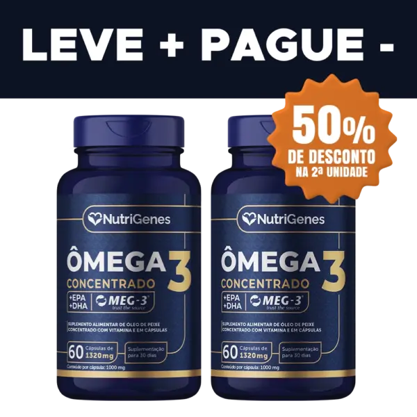 Kit Ômega 3 concentrado. Leve mais e pague menos!