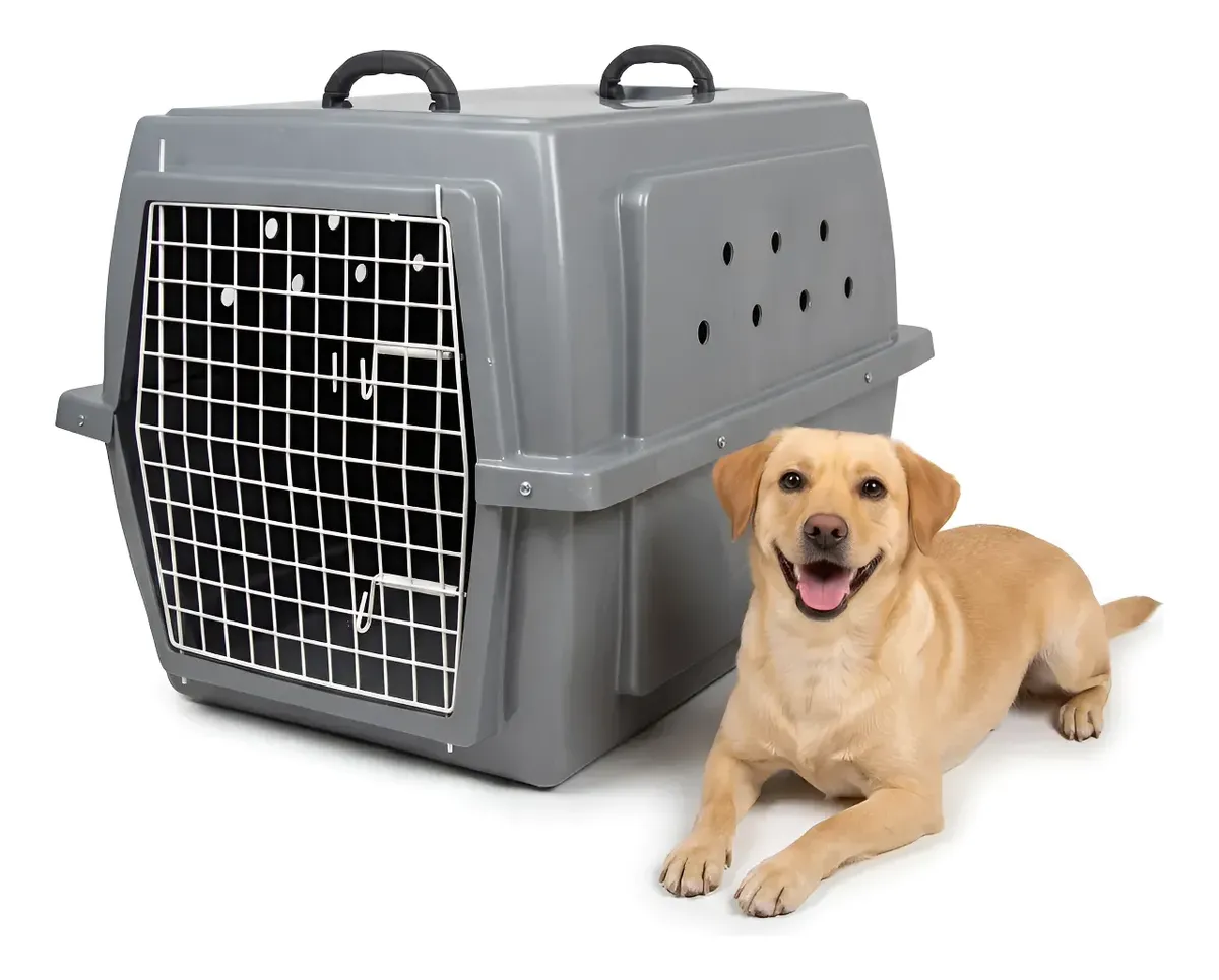 Caixa Transporte Pet Grade Ferro Reforçada N.5 92x66x60