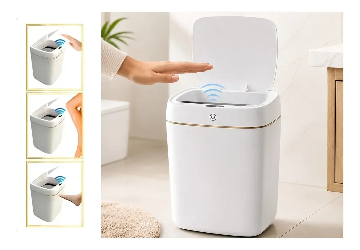 Lixeira Inteligente Automática Sensor Cozinha Banheiro 11l