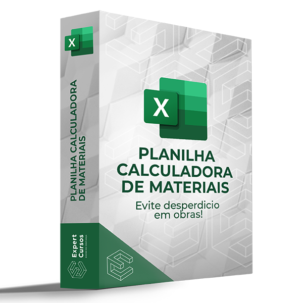 Planilha Calculadora de Materiais. Simplifique os cálculos da sua obra