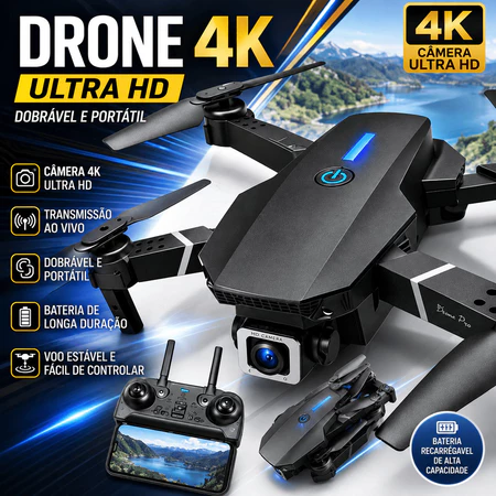 Drone A15 Pro Drone 4K E88 HD drone câmera wifi controle remoto evitar obstáculos mini drone portátil Qualidade