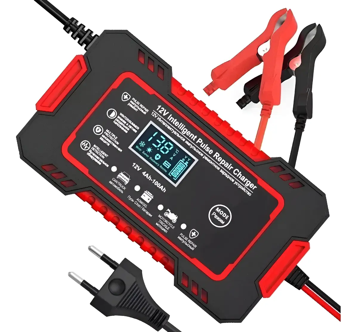 Carregador Bateria 12v Até 100 Amperes Moto